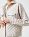 Veste matelassée courte en crème - Usolo Outfitters-KOTON