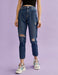 Destructed Mom Jeans in Medium Wash - Usolo Outfitters-KOTON