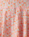 Ditsy Floral Ruffle Hem Mini Skirt in Orange - Usolo Outfitters-KOTON