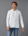 Embossed Graphic Hoodie in White - Usolo Outfitters-KOTON