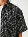 Ethnic Geometric Shirt in Black - Usolo Outfitters-KOTON