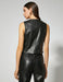 Faux Leather Vest - Usolo Outfitters-KOTON