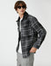 Flannel Shacket in Black - Usolo Outfitters-KOTON