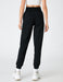 Flat Front High Waist Sweatpants in Black - Usolo Outfitters-KOTON