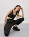 Flat Front High Waist Sweatpants in Black - Usolo Outfitters-KOTON