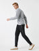 Fleece Jogger Sweatpants in Black - Usolo Outfitters-KOTON