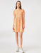 Floral Mini T-Shirt Dress in Orange - Usolo Outfitters-KOTON