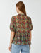 Floral Peplum Blouse in Green - Usolo Outfitters-KOTON