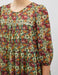 Floral-Print Chiffon Boho Dress in Green - Usolo Outfitters-KOTON
