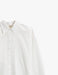 Chemise en popeline boutonnée avec détail sur le devant en blanc - Usolo Outfitters-KOTON