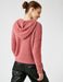 Fuzzy Hoodie Sweater in Tea Rose - Usolo Outfitters-KOTON