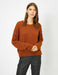 Fuzzy Oversize Sweater in Terracotta - Usolo Outfitters-KOTON