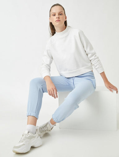 Pantalon de jogging Girlfriend bleu clair - Usolo Outfitters-KOTON