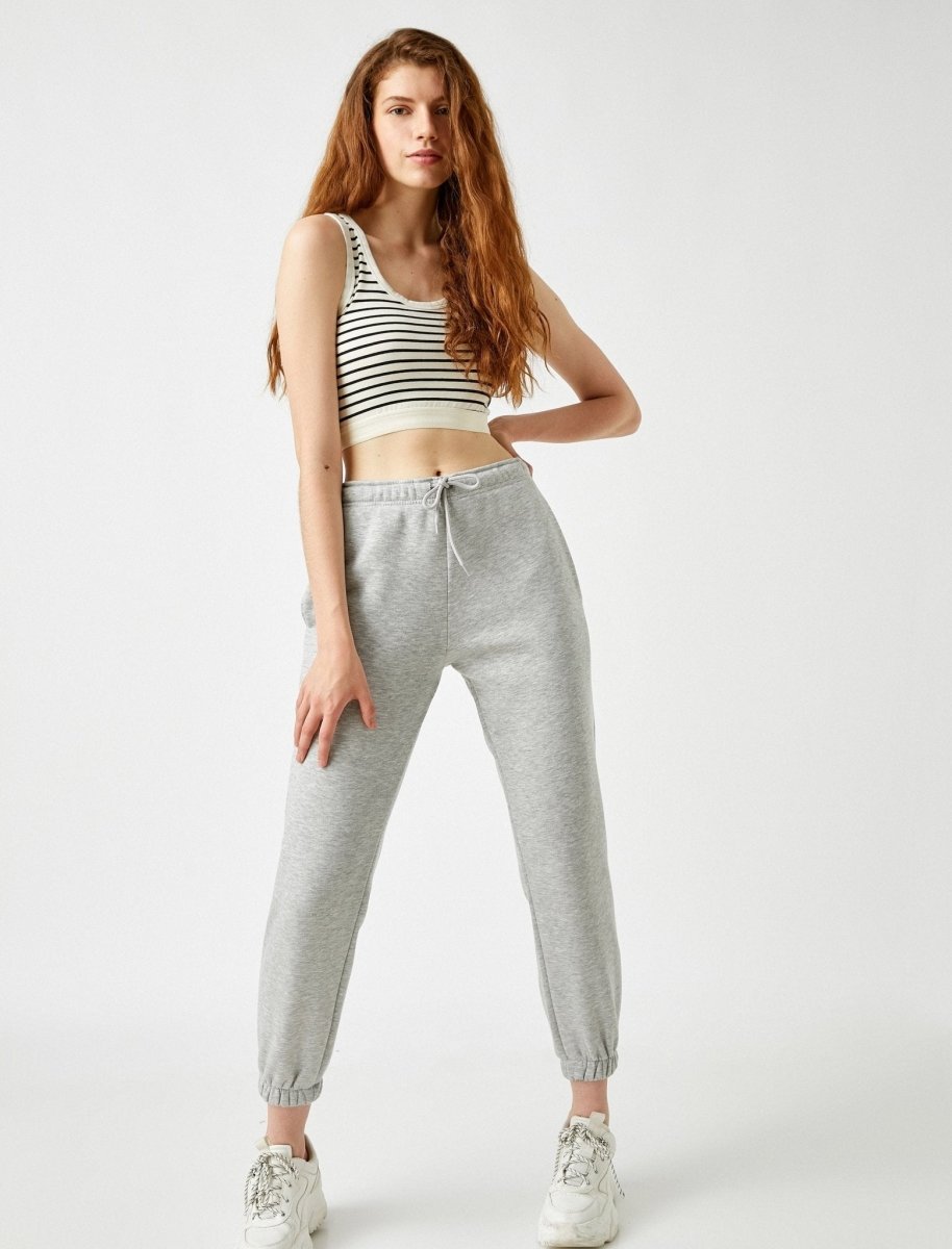Girlfriend Jogger in Light Gray - Usolo Outfitters-KOTON