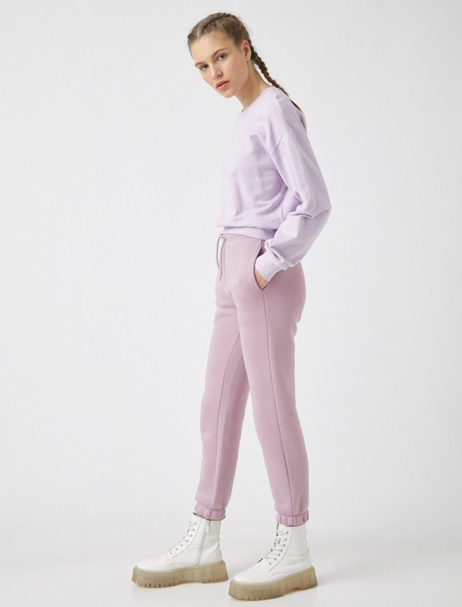 Girlfriend Jogger in Lilac - Usolo Outfitters-KOTON