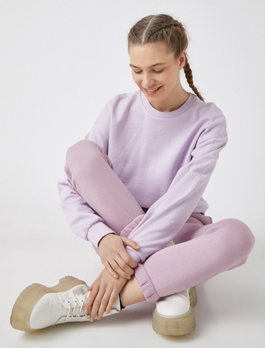 Girlfriend Jogger in Lilac - Usolo Outfitters-KOTON