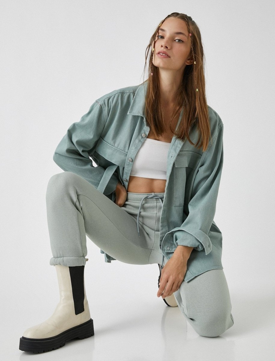 Girlfriend Jogger in Mint - Usolo Outfitters-KOTON