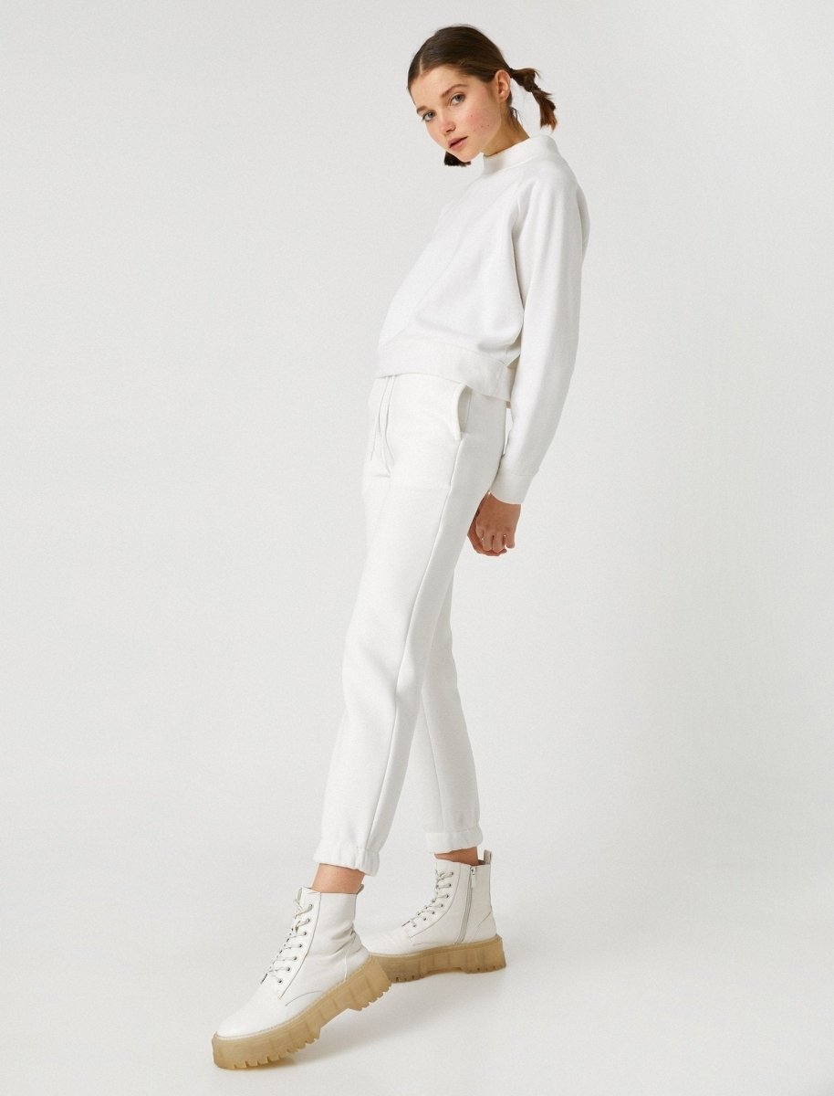 Girlfriend Jogger in White - Usolo Outfitters-KOTON