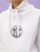 Graphic Funnel Neck Sweatshirt in White - Usolo Outfitters-KOTON