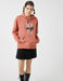 Graphic Hoodie in Orange - Usolo Outfitters-KOTON