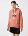 Graphic Hoodie in Orange - Usolo Outfitters-KOTON