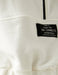 Sweat-shirt court à demi-fermeture éclair en blanc - Usolo Outfitters-KOTON