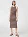 High Neck Crochet Dress in Multi Stripe - Usolo Outfitters-KOTON