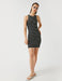 High Neck Mini Tank Dress in Black Stripe - Usolo Outfitters-KOTON
