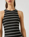 High Neck Mini Tank Dress in Black Stripe - Usolo Outfitters-KOTON