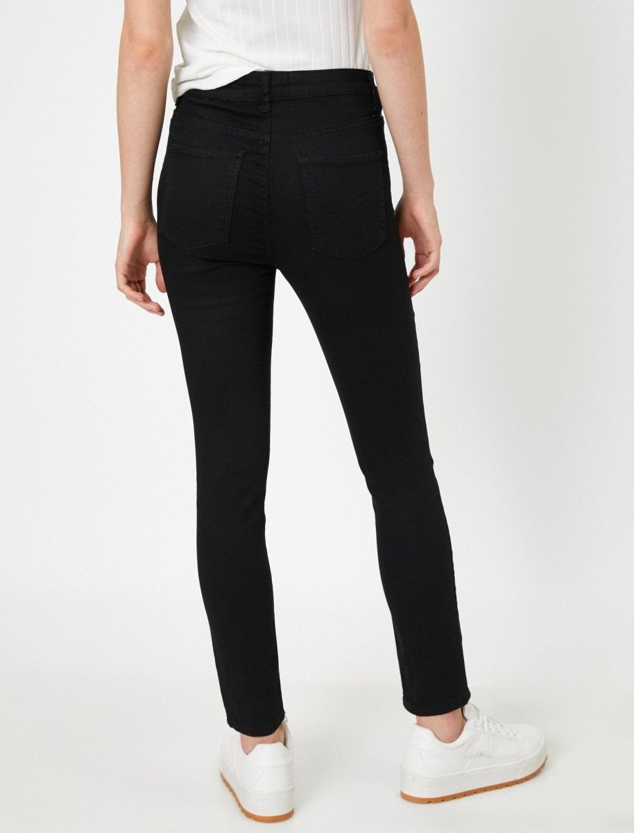High-Rise Skinny in Black - Usolo Outfitters-KOTON