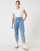 High Waist Paperbag Jeans in Light Indigo - Usolo Outfitters-KOTON