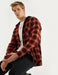 Chemise en flanelle à capuche rouge - Usolo Outfitters-KOTON