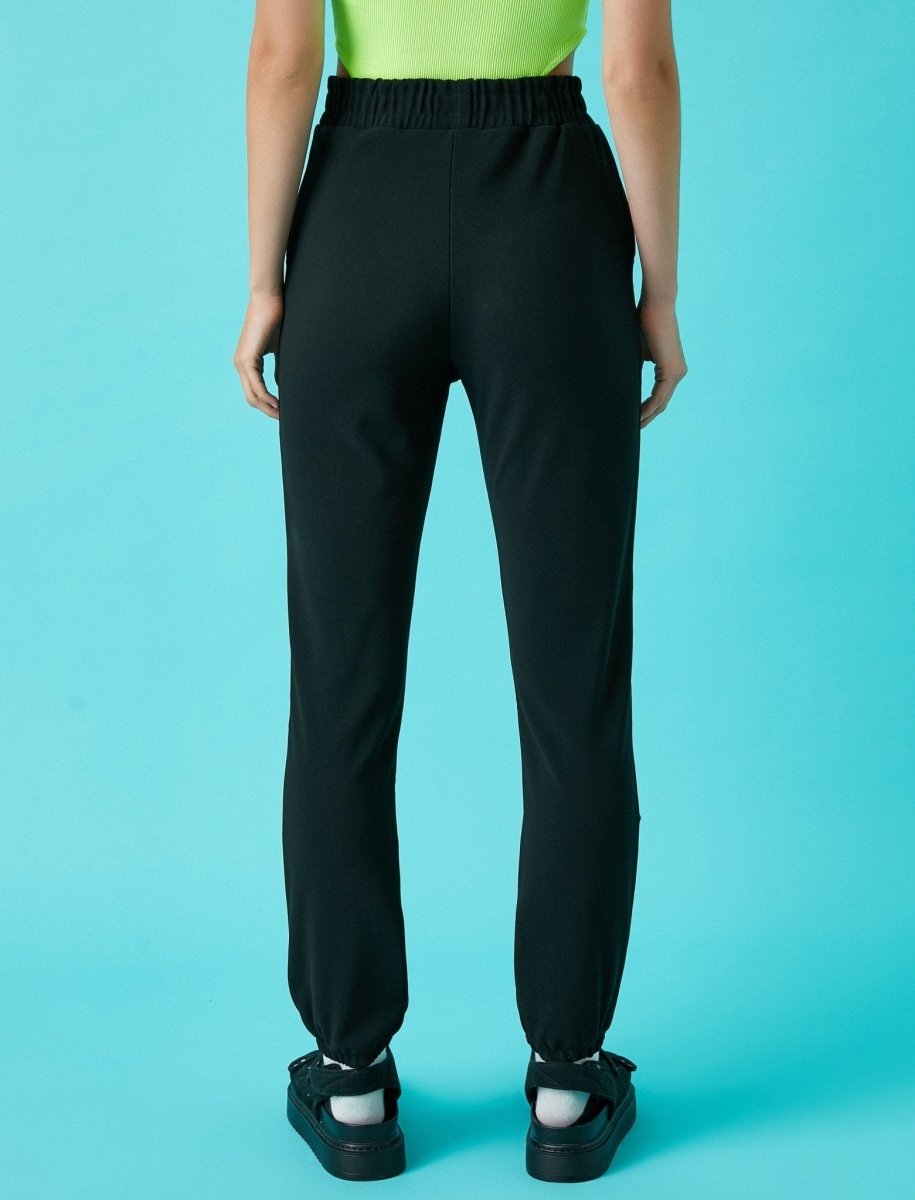Jogger Trousers in Black - Usolo Outfitters-KOTON