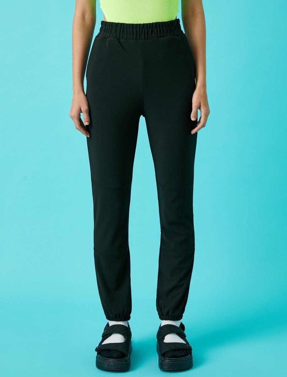 Jogger Trousers in Black - Usolo Outfitters-KOTON