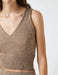 Knit Cropped Cami In Mink - Usolo Outfitters-KOTON