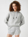 Basic Oversize Hoodie in Gray
