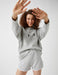 Basic Oversize Hoodie in Gray
