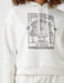 Le Soleil Crop Hoodie in White - Usolo Outfitters-KOTON