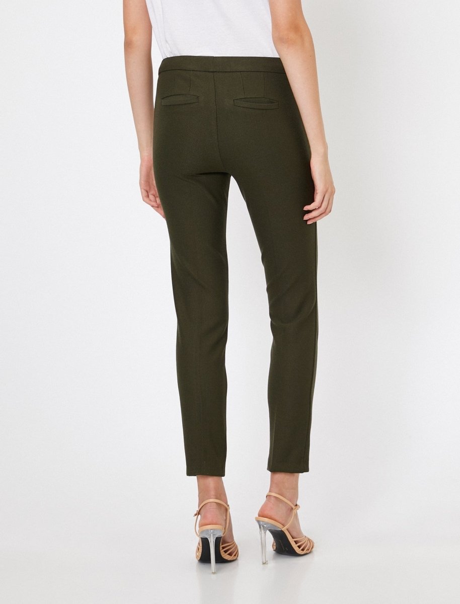 Mid-Rise Cropped Pants - Usolo Outfitters-KOTON