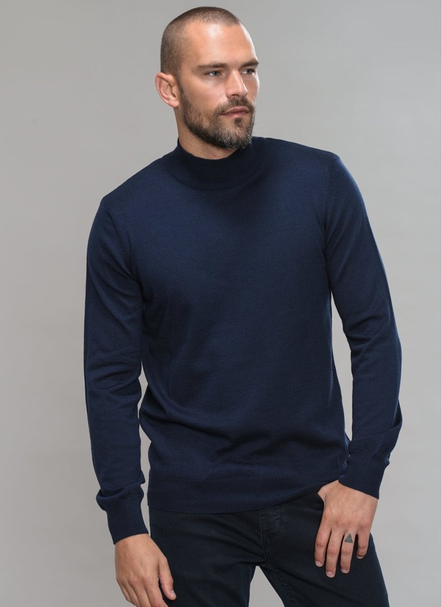 Mockneck Sweater - Usolo Outfitters-PEOPLE BY FABRIKA