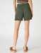 Natural Look Belted 7" Shorts in Khaki - Usolo Outfitters-KOTON