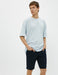 Oversize Basic Tshirt in Light Blue - Usolo Outfitters-KOTON