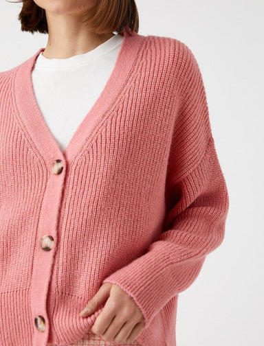Cardigan court oversize rose - Usolo Outfitters-KOTON