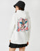 Oversize Dragon Hoodie in White - Usolo Outfitters-KOTON