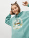 Oversize Graphic Hoodie in Green - Usolo Outfitters-KOTON