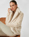Oversize Teddy Coat in Cream - Usolo Outfitters-KOTON