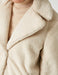 Oversize Teddy Coat in Cream - Usolo Outfitters-KOTON