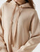 Oversize Tunic Hoodie in Dune - Usolo Outfitters-KOTON