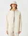 Oversized Denim Shacket in Cream - Usolo Outfitters-KOTON