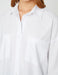 Oversized Poplin Shirt in White - Usolo Outfitters-KOTON